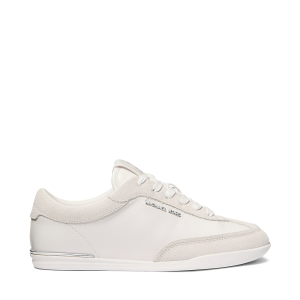 Michael Kors Baskets Nolan en daim et cuir - 40 Blanc- Ref 98 €