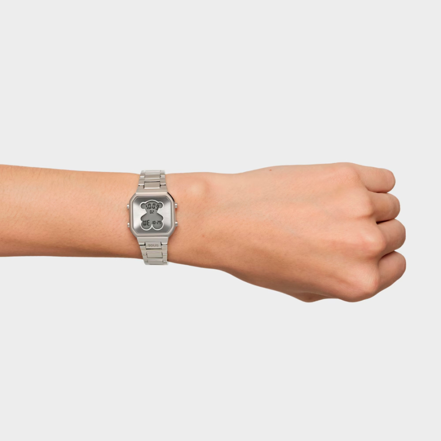 d-bear-mini-digital-watch-with-steel-bracelet d-bear-mini-digital-watch-with-steel-bracelet