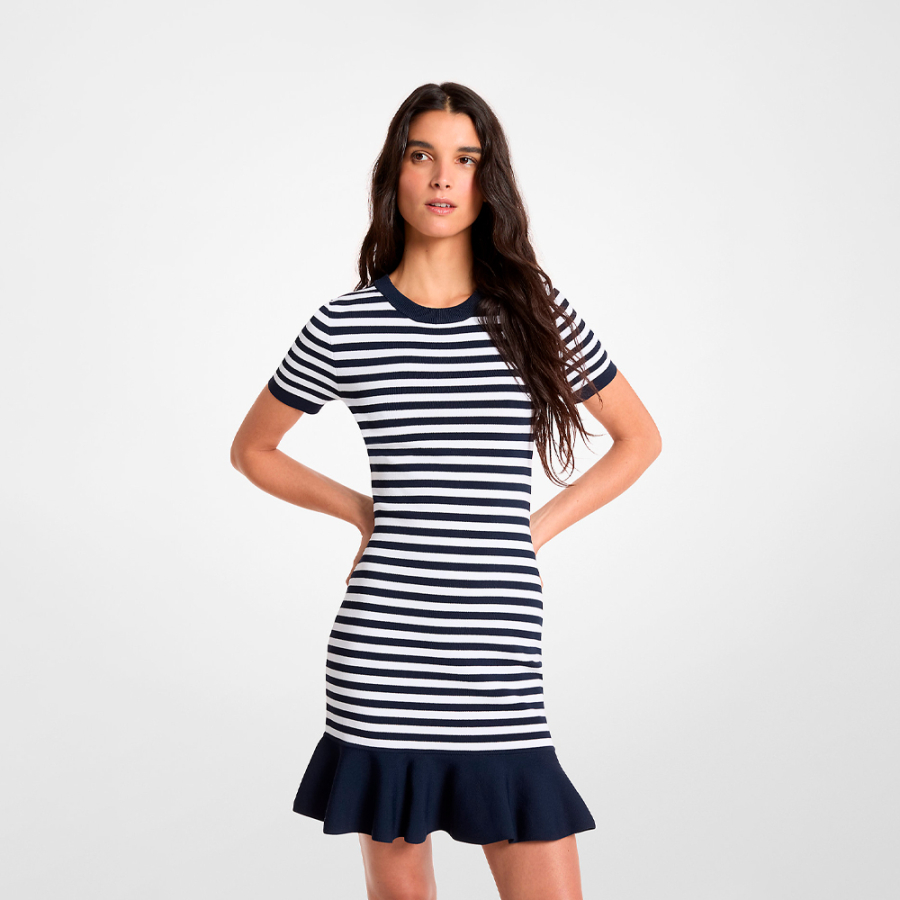 striped-flared-dress striped-flared-dress