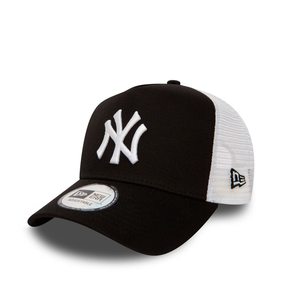 casquette-de-camionneur-noire-new-york-yankees-clean-a-frame