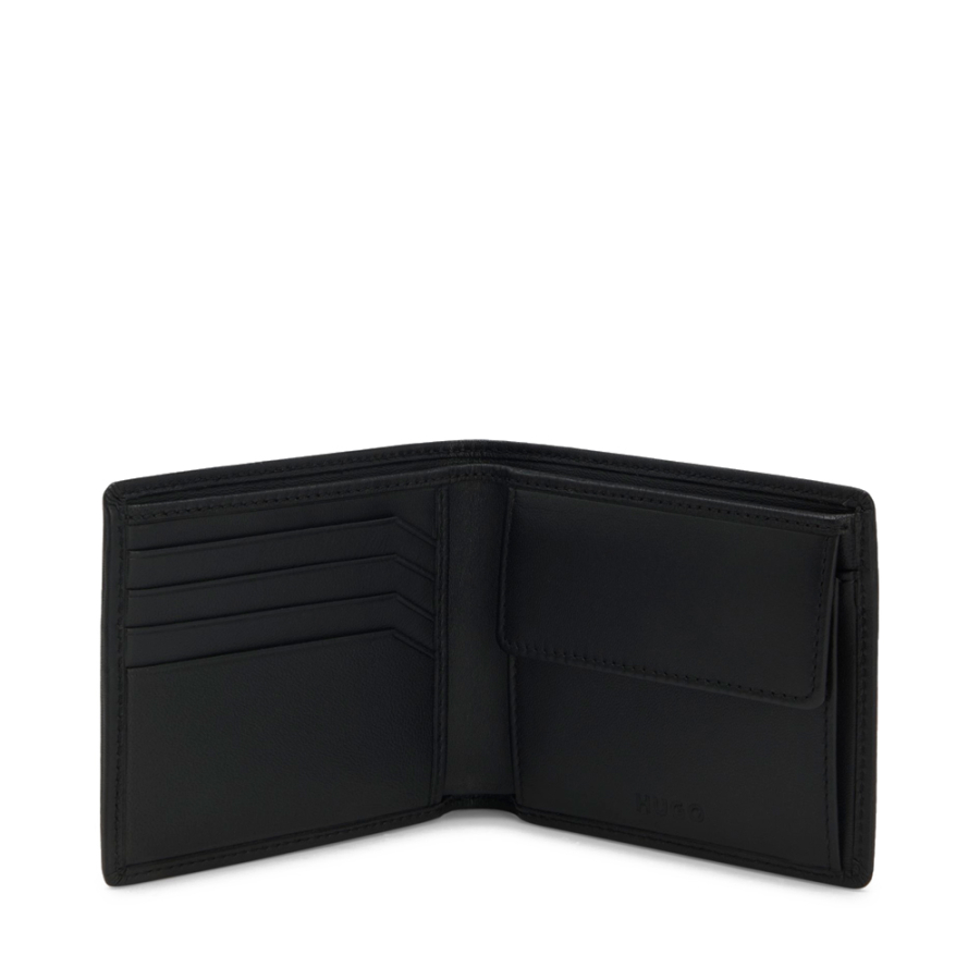 portefeuille-pliable-en-cuir-graine-avec-logo-en-relief