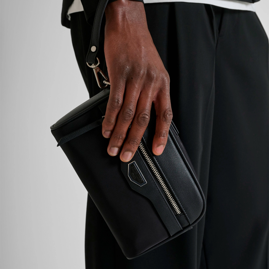 borsa-a-tracolla-in-nylon-e-pelle-sintetica