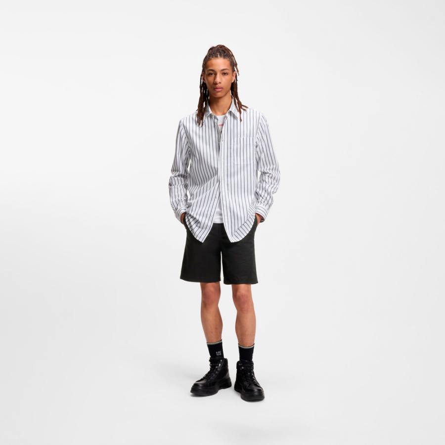 shorts-ajustados-de-sarga-de-algodon-elastico