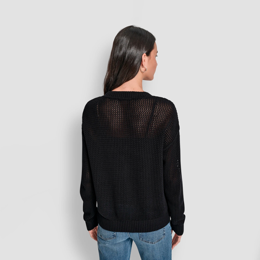 sweat-shirt-a-col-rond-avec-logo-ajoure