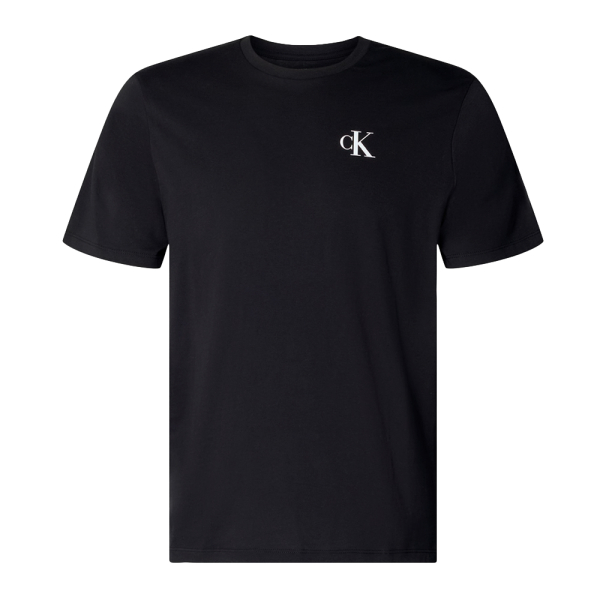 Calvin Klein T-shirts Noir - T-SHIRT MONOLOGUE CLASSIQUE AU DOS - S - Ref 28 €