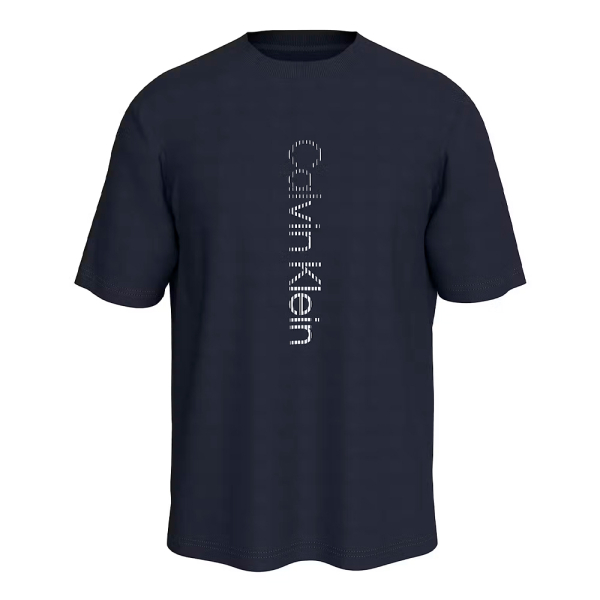 Calvin Klein T-shirts Bleu marine - T-shirt de sport en mlange de coton technique - S - Ref 28 €
