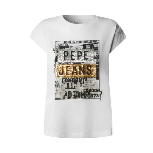 Pepe Jeans T-shirts hauts et polos Blanc - T-shirt Nadira - XS - Ref 34 €