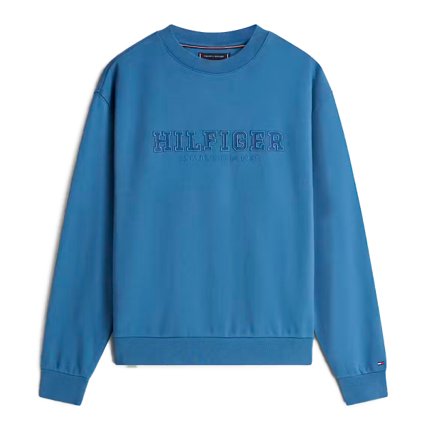 Tommy Hilfiger Vestes en maille et pulls Bleu - Sweat-shirt graphique multimdia - XL - Ref 112 €