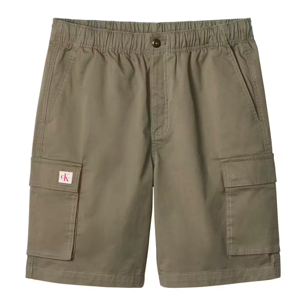 Calvin Klein Pantalons Vert - short cargo en serg - XL - Ref 63 €