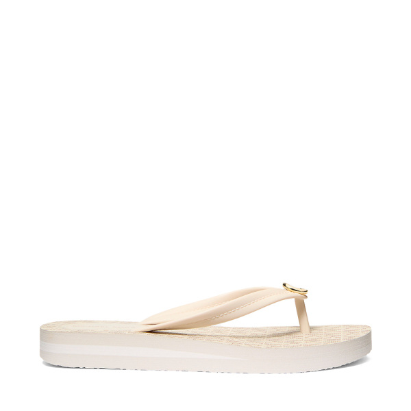 Michael Kors Tongs Posie avec logo - 37 Crme- Ref 49 €