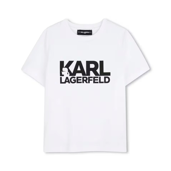Karl Lagerfeld T-shirts et tops Blanc - T-shirt imprim pour enfants - 14A - Ref 29 €