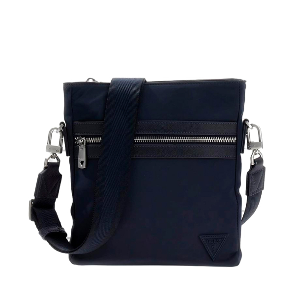Guess Sac bandoulire plat Berlin - U Bleu marine- Ref 53 €