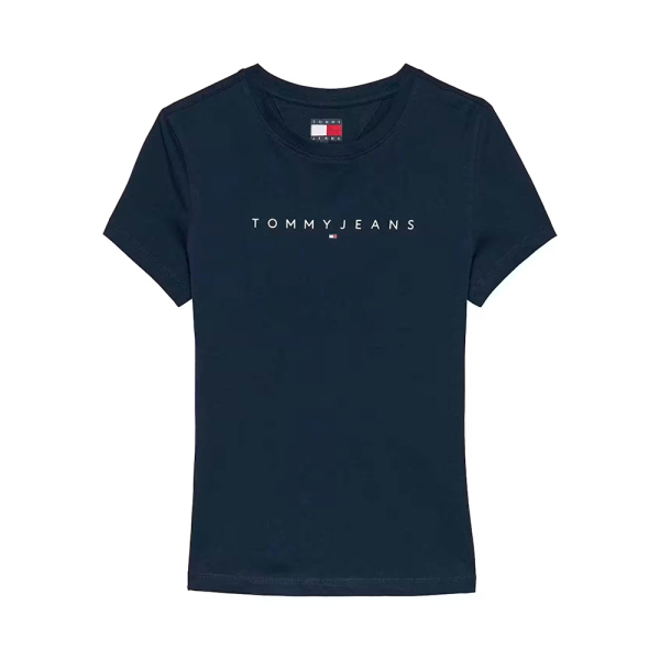Tommy Hilfiger T-shirts hauts et polos Bleu marine - T-shirt slim fit avec logo - XS - Ref 24 €
