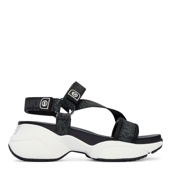 Michael Kors SANDALE BOWIE - 39 Noir Blanc- Ref 114 €
