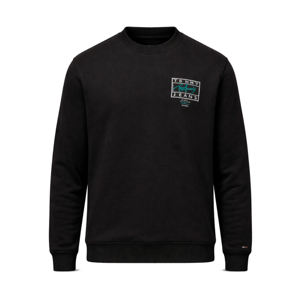 Tommy Hilfiger Vestes en maille et pulls Noir - Sweat-shirt logo entre rgulire - XL - Ref 63 €