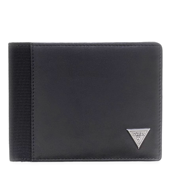 Guess Portefeuille Berna avec logo - U Noir- Ref 53 €
