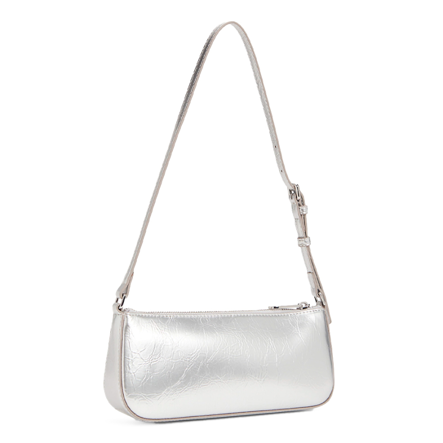 metallic-shoulder-bag-with-textured-logo metallic-shoulder-bag-with-textured-logo