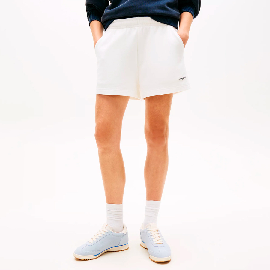 short-de-survetement-en-polaire-a-jambes-larges-avec-logo