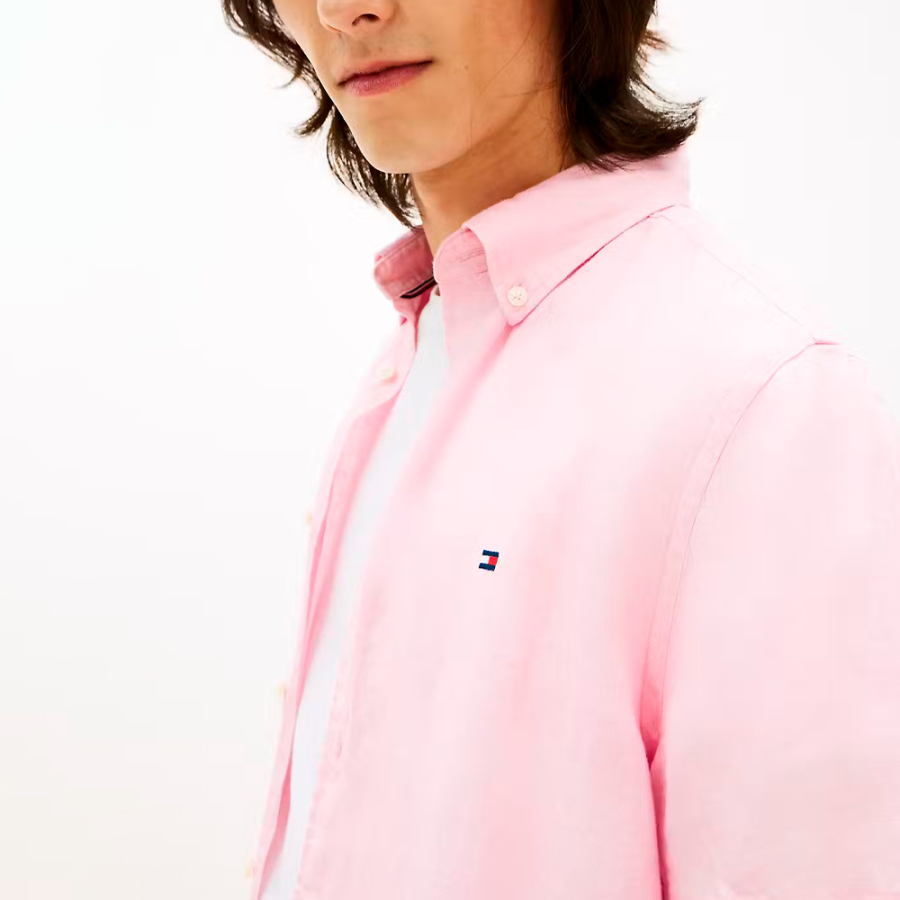 kurzarmeliges-hemd-aus-leinen-in-waschoptik