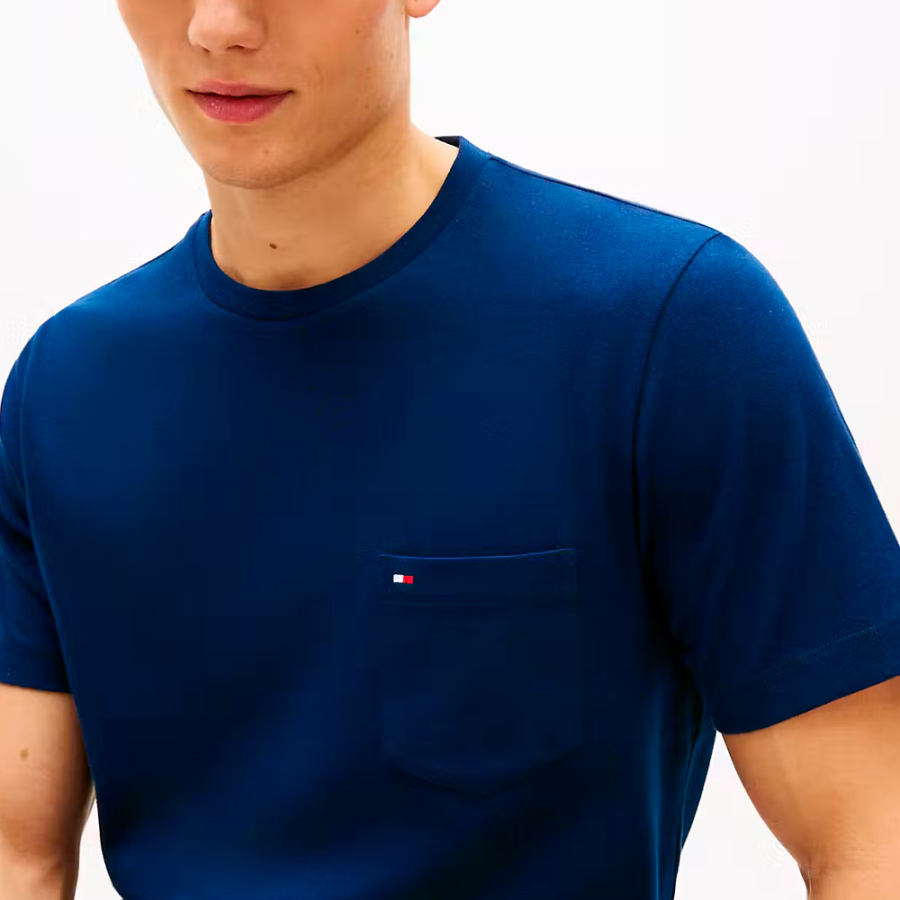 t-shirt-en-maille-a-col-rond