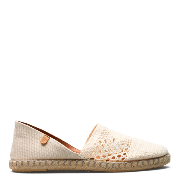 Verbenas Espadrilles plates Carmen Crochet - 41 Beige- Ref 45 €