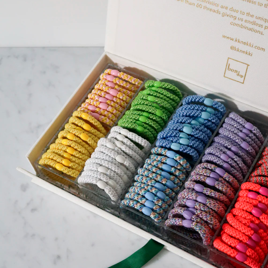 elastico-per-capelli-a-righe-gialle