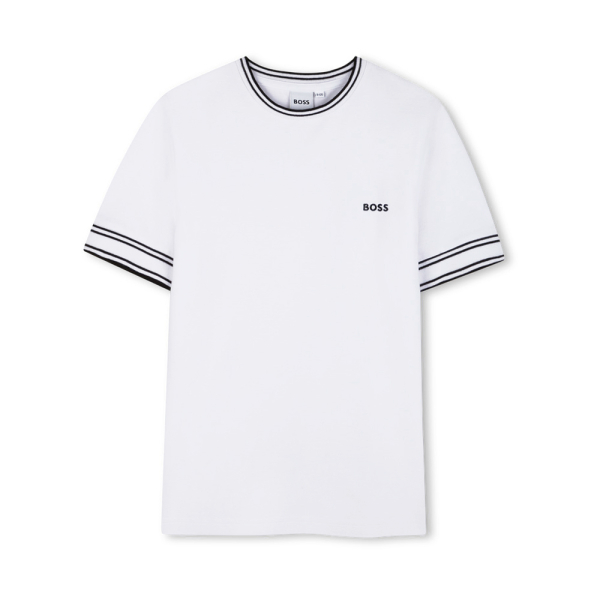 Boss T-shirts et tops Blanc - T-shirt enfant J5298110P - 14 - Ref 45 €