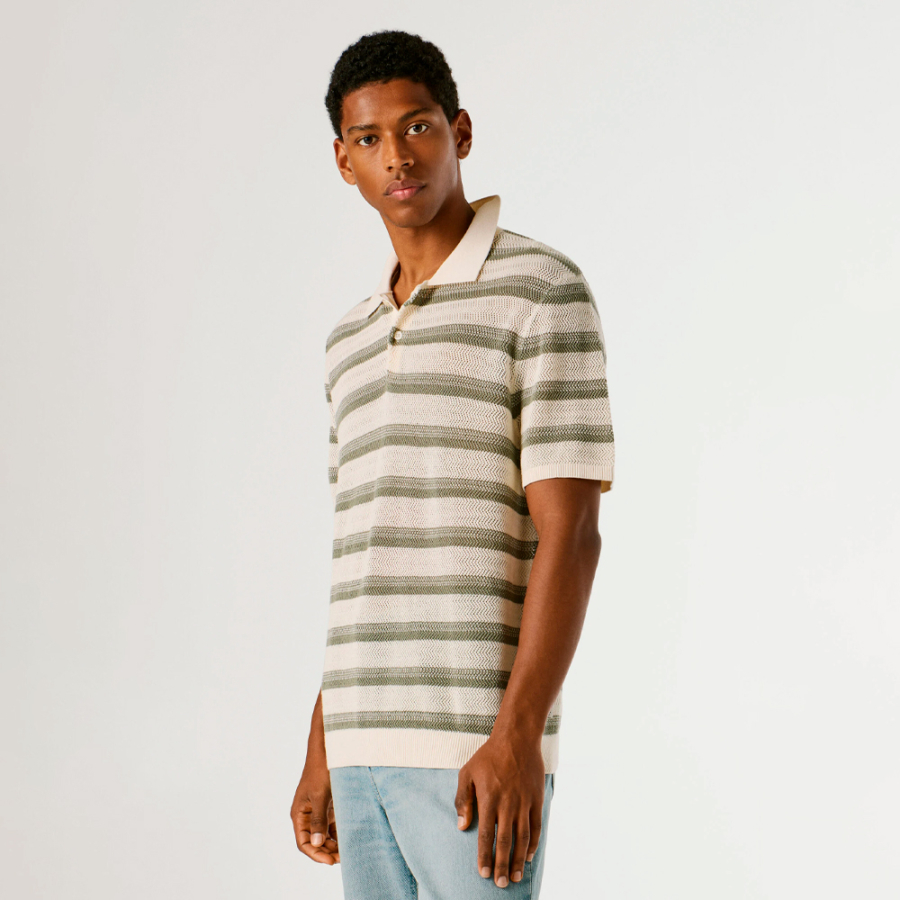 polo-a-righe-in-maglia