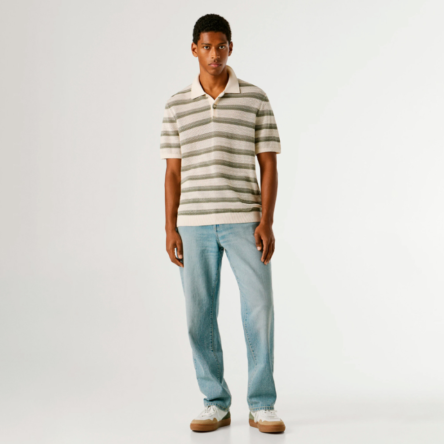 polo-a-righe-in-maglia