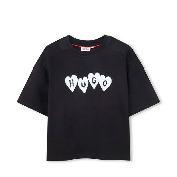 Hugo Boss T-shirts et tops Noir - T-shirt enfant G0105209B - 12 - Ref 32 €