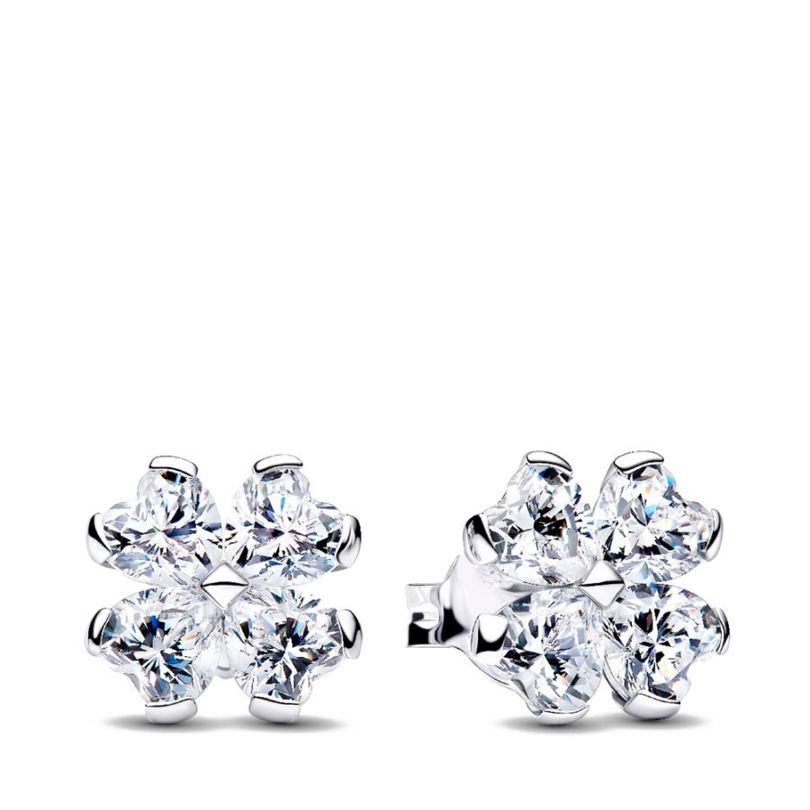 sparkling-lucky-clover-stud-earrings-294500c01 sparkling-lucky-clover-stud-earrings-294500c01