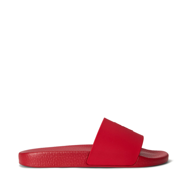 Ralph Lauren Des tongs motif questre un modle emblmatique - 47 Rouge- Ref 49 €