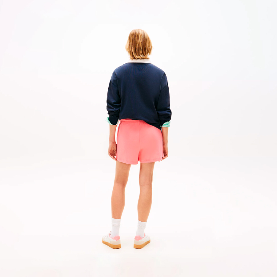 weit-geschnittene-fleece-trainingsshorts-mit-logo