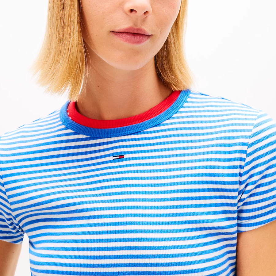 t-shirt-a-col-rond-cotele-slim