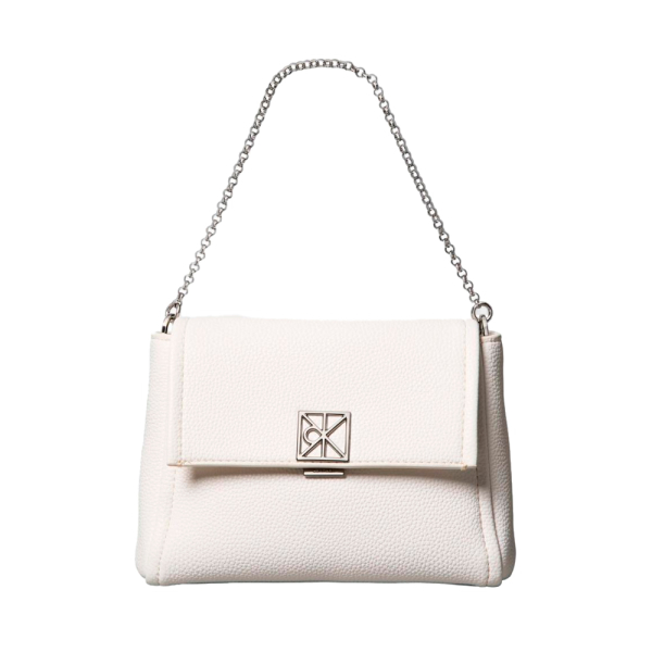 Calvin Klein Sac bandoulire grain - U Blanc- Ref 84 €