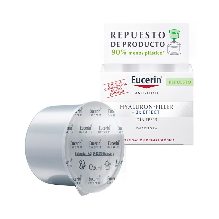 Hyaluron-Filler Día FPS 15 para piel seca recarga