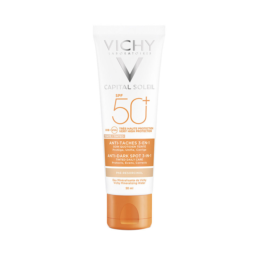 Capital Soleil Cuidado Protector AntiManchas 3 en 1 SPF50+