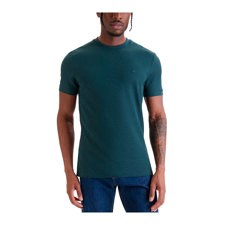 camicia-girocollo-slim-micro-waffle