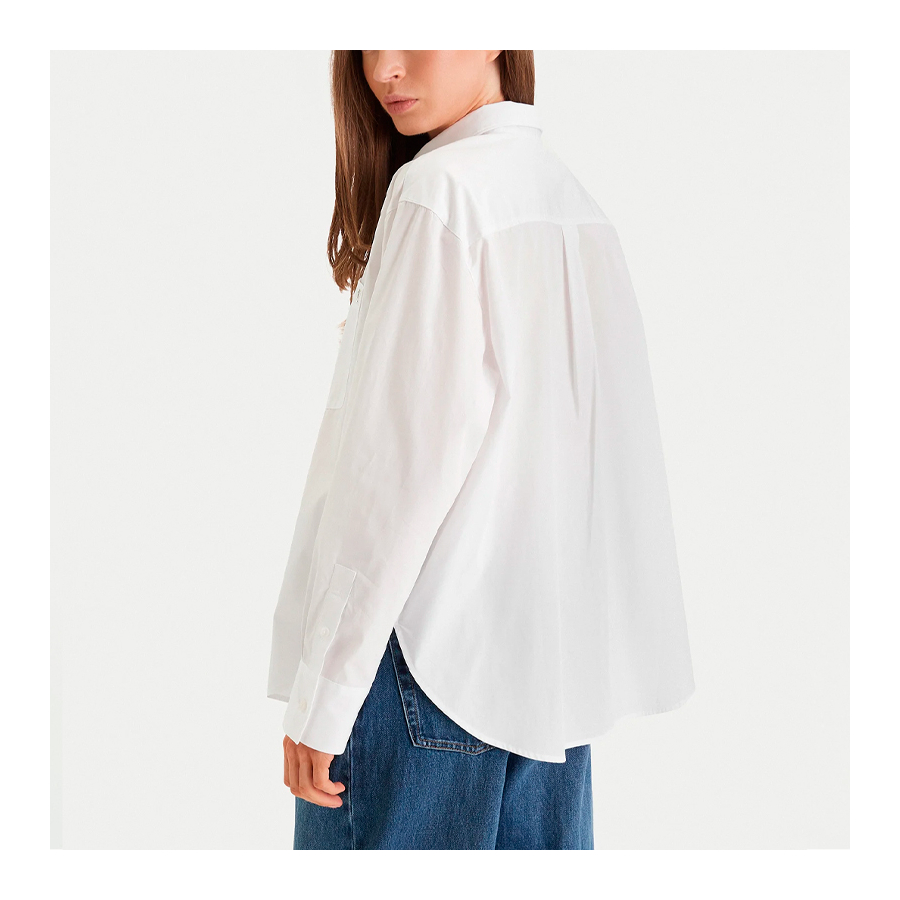 chemise-en-pop-line-de-coton-decontractee