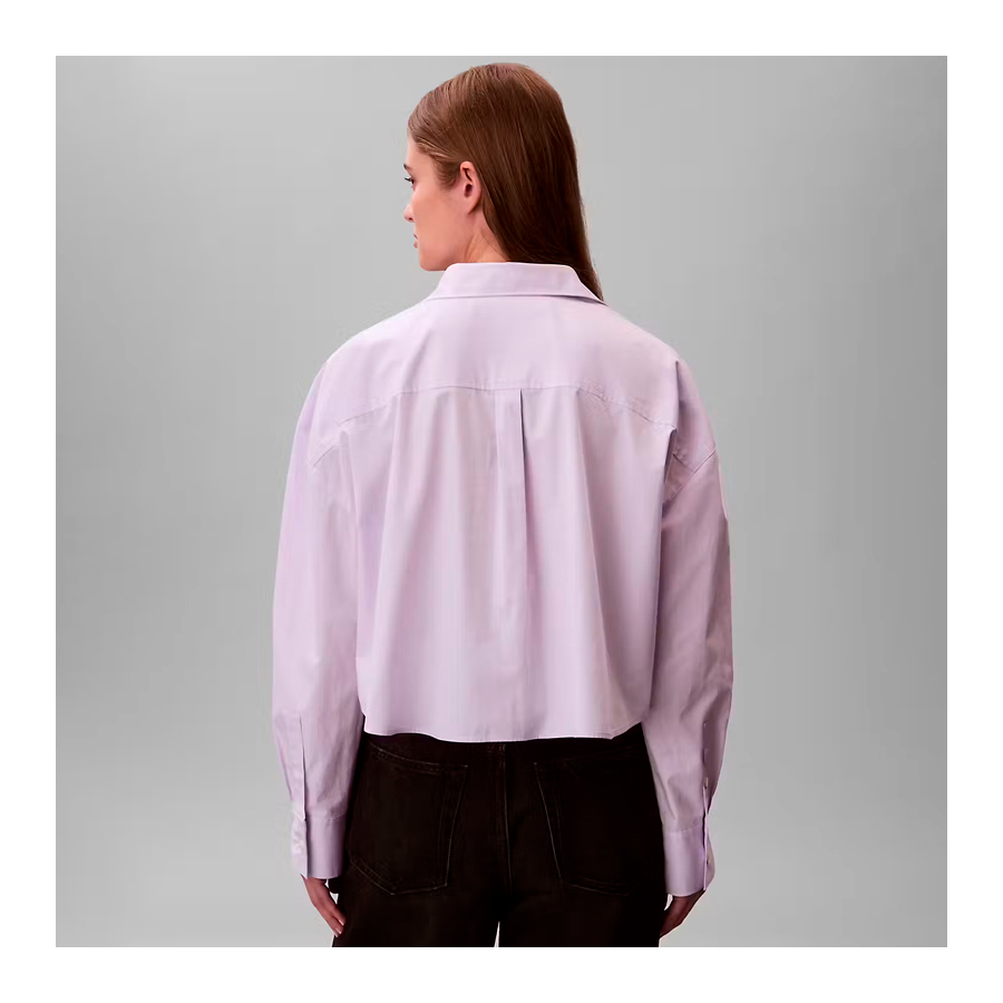 chemise-courte-en-poplin-de-coton