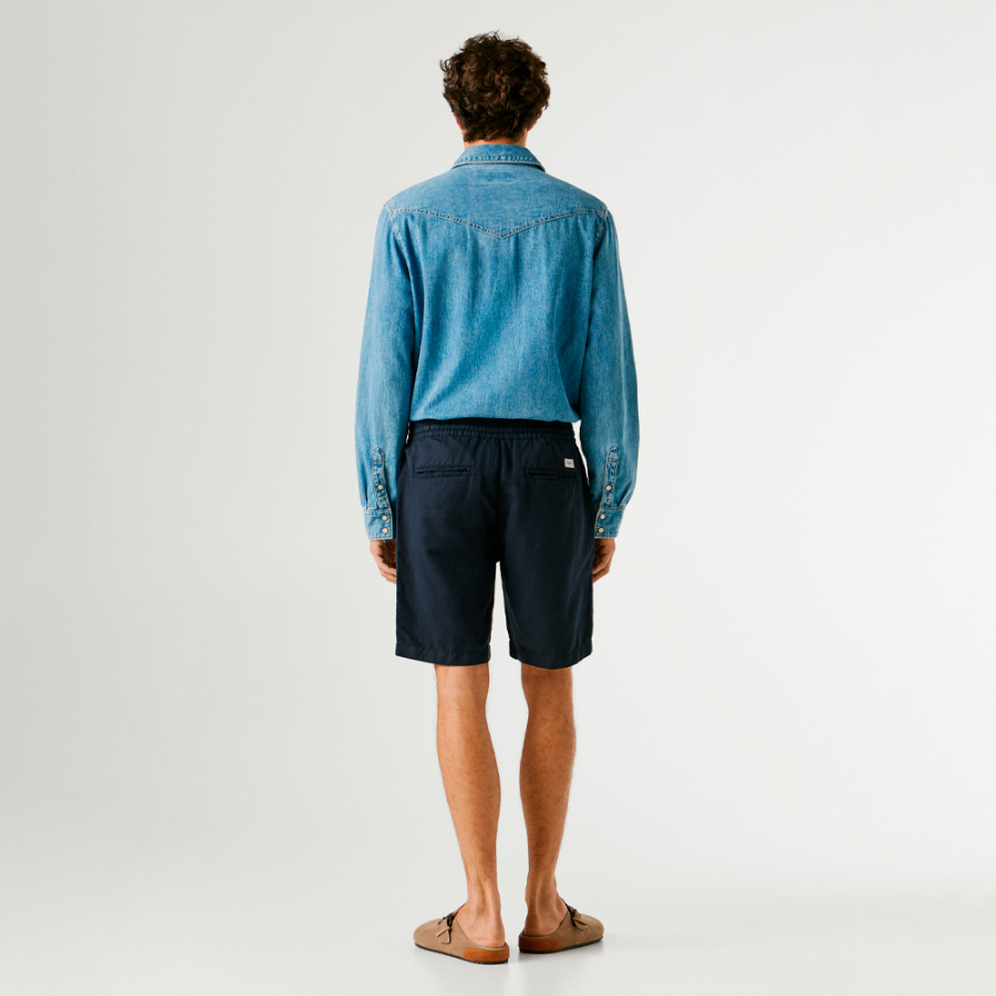 leinen-bermudashorts-lockere-passform