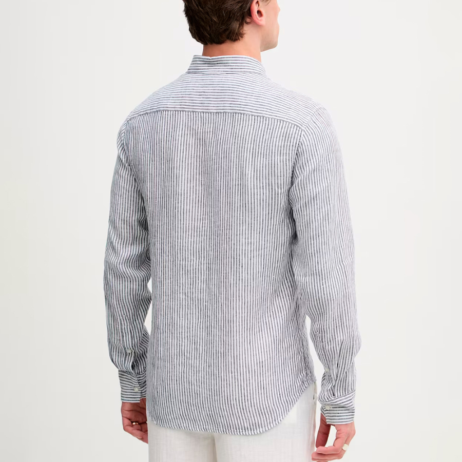camicia-a-righe-di-lino