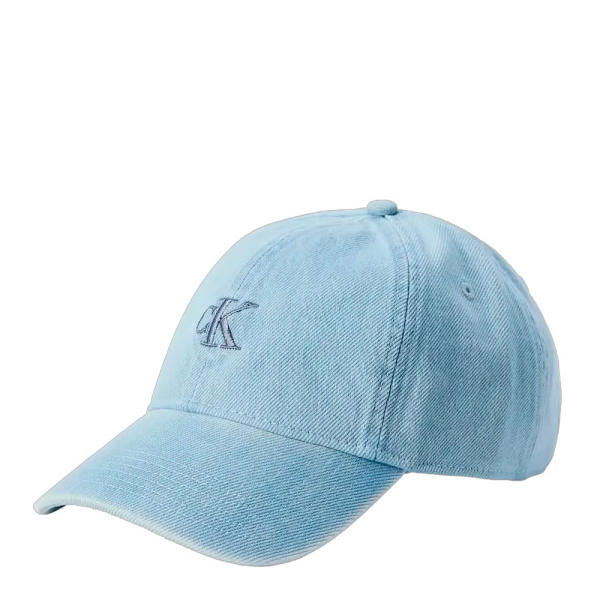 Calvin Klein CASQUETTE EN JEAN MONOGRAMME BROD - U Bleu- Ref 28$