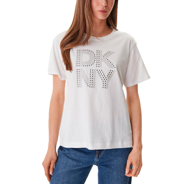 Dkny T-shirts hauts et polos Blanc - T-SHIRT DCONTRACT COL ROND - L - Ref 37 €