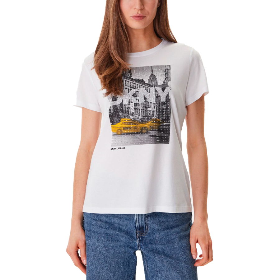 t-shirt-fotoreale-con-taxi-e-strass