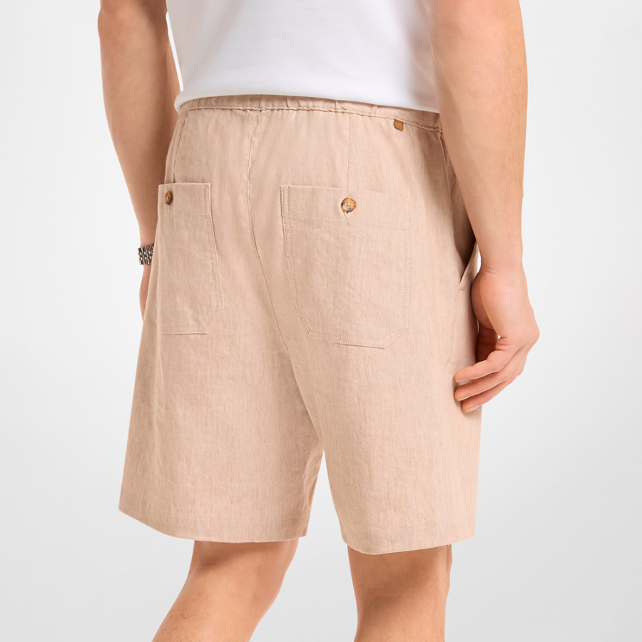shorts-aus-leinenmischgewebe
