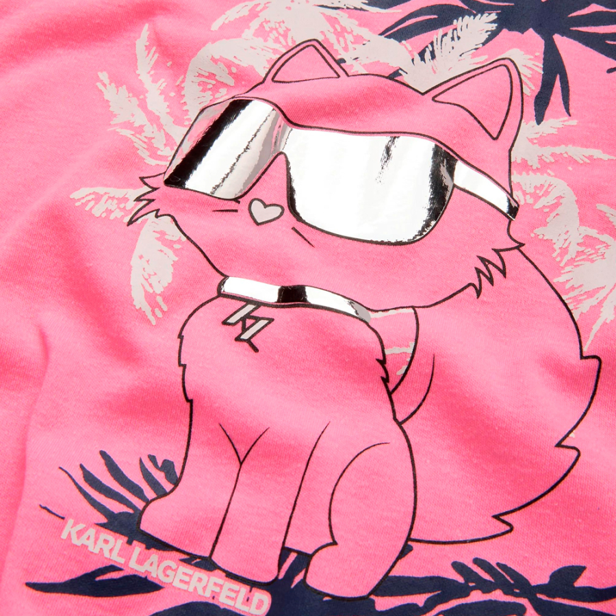 ikon-choupette-t-shirt-with-palm-tree-print-kids