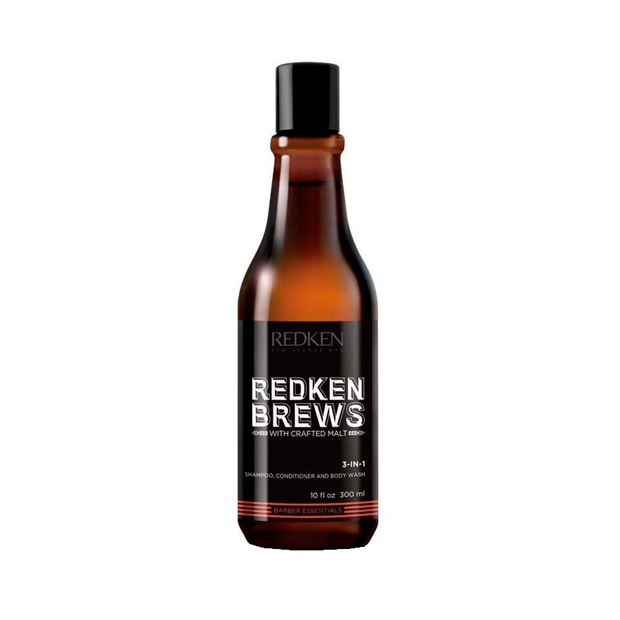 Redken Brews 3-In-1 Shampoo, Conditioner & Body Wash