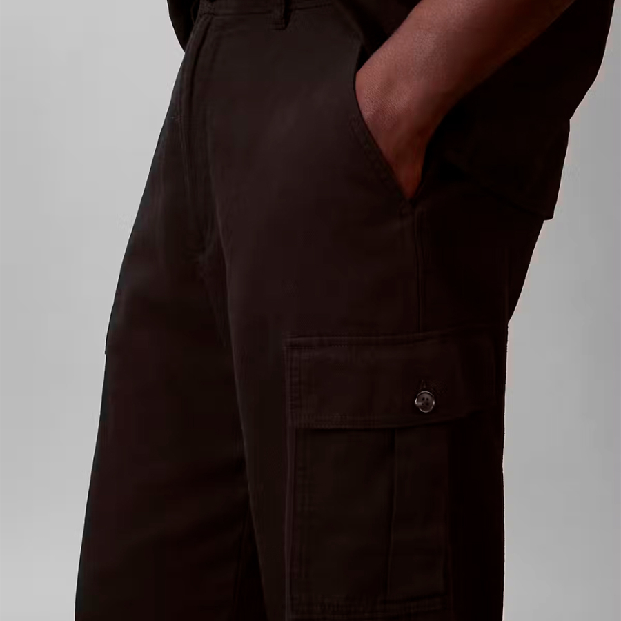 pantalon-cargo-recto-y-holgado-de-mezcla-de-lino
