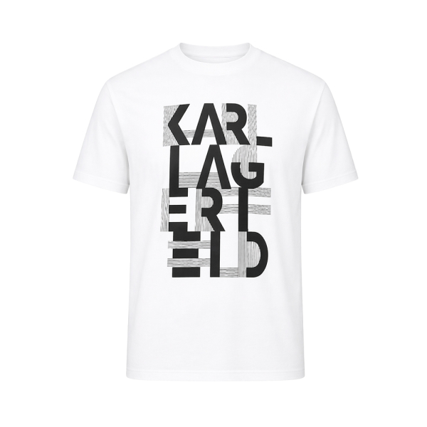Karl Lagerfeld Jeans T-shirts Blanc - T-shirt imprim graphique - L - Ref 74 €